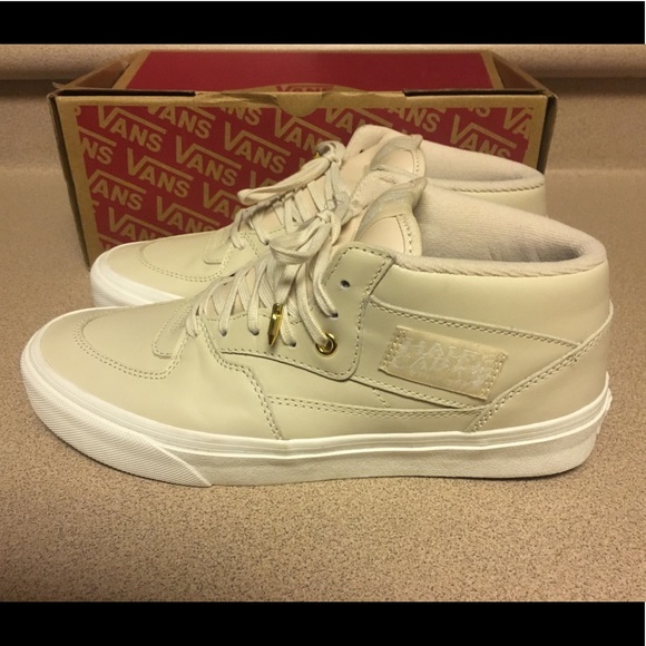 vans half cab leather